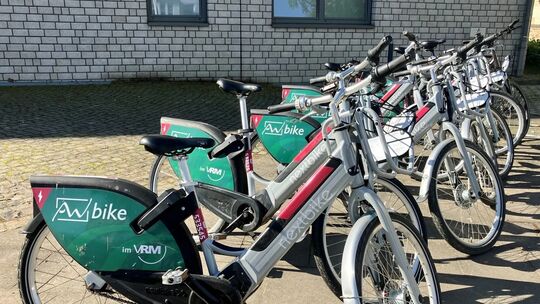 Im Remagen leihen Nutzer die AW-Bikes bislang besonders häufig aus. Im Remagen leihen Nutzer die AW-Bikes bislang besonders häufig aus.