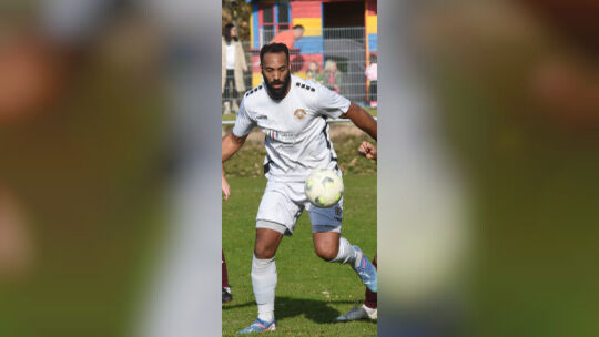 Doppeltorschütze des TuS Hackenheim: Pierre Merkel. Doppeltorschütze des TuS Hackenheim: Pierre Merkel.