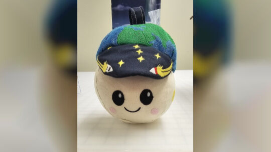 Das Schwerelosigkeits-Maskottchen "Rise" Das Schwerelosigkeits-Maskottchen "Rise"