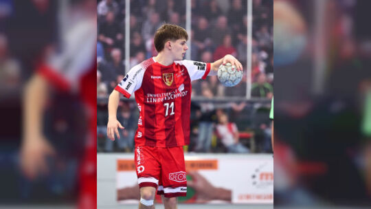 Finn Scharnweber vom TuS Ferndorf war der überragende Mann beim Auswärtsspiel in Potsdam. Finn Scharnweber vom TuS Ferndorf war der überragende Mann beim Auswärtsspiel in Potsdam.