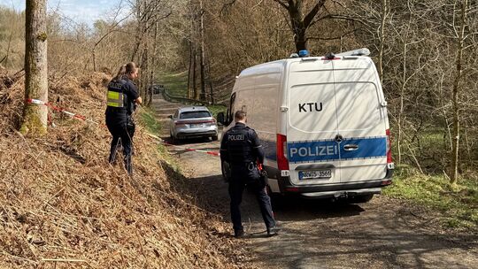 Ein Waldstück bei Wenden im Sauerland, nahe der Autobahn 4: Hier wurde am Wochenende ein stark verwester Frauenschädel gefunden. Ein Waldstück bei Wenden im Sauerland, nahe der Autobahn 4: Hier wurde am Wochenende ein stark verwester Frauenschädel gefunden.