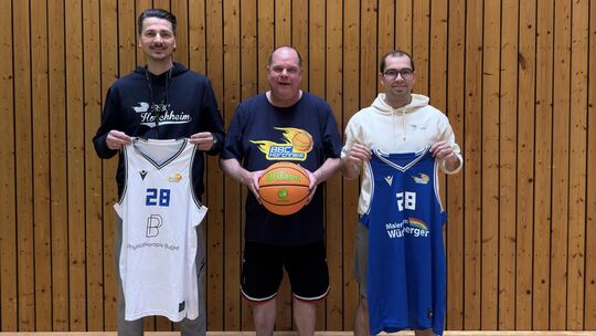 Das neue Trainer-Trio des BBC Horchheim: Marko Sutalo, Mark Gottschalk und Louis Bode. Das neue Trainer-Trio des BBC Horchheim: Marko Sutalo, Mark Gottschalk und Louis Bode.