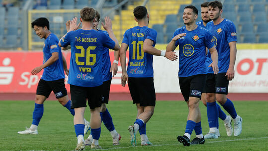 Die TuS Koblenz mischt als Tabellenvierter im vorderen Drittel der Oberliga mit - und bestreitet am Samstag das Pokalfinale im M Die TuS Koblenz mischt als Tabellenvierter im vorderen Drittel der Oberliga mit - und bestreitet am Samstag das Pokalfinale im M