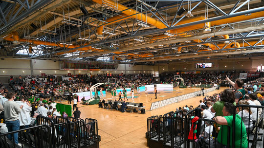 So voll wie in der Saison 2024/2025 im Heimspiel gegen Trier wünschen sich die Koblenzer Basketballer die EPG Arena gern öfter. So voll wie in der Saison 2024/2025 im Heimspiel gegen Trier wünschen sich die Koblenzer Basketballer die EPG Arena gern öfter.