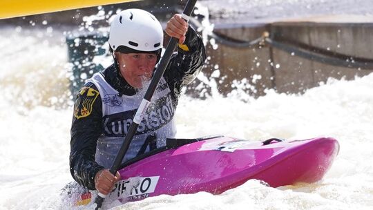 Starker Auftritt beim Weltcup in Tacen: Paulina Pirro vom KSV Bad Kreuznach. Starker Auftritt beim Weltcup in Tacen: Paulina Pirro vom KSV Bad Kreuznach.