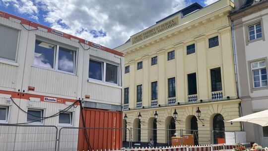 Das Große Haus des Koblenzer Theaters bleibt noch länger Baustelle als bisher erwartet: Erst im Februar 2027 soll dort der Spiel Das Große Haus des Koblenzer Theaters bleibt noch länger Baustelle als bisher erwartet: Erst im Februar 2027 soll dort der Spiel