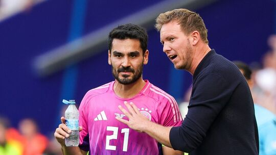 Ilkay Gündogan und Julian Nagelsmann Ilkay Gündogan und Julian Nagelsmann