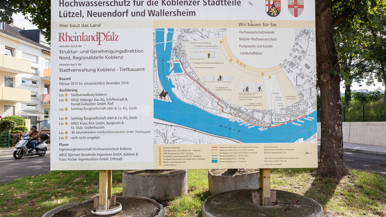 Halbzeit Auf Der Mammutbaustelle Hochwasserschutz Fur Drei