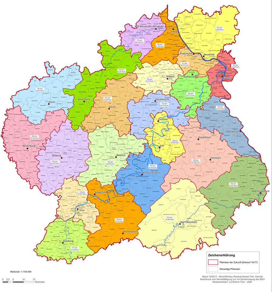 Überarbeiteter Entwurf: Nur noch 33 Pfarreien im Bistum Trier - Region