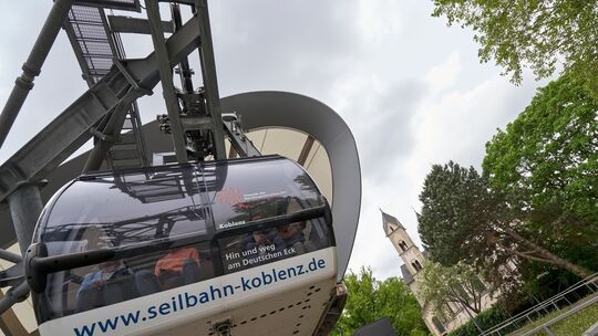 Seilbahn Koblenz - Kastorkirche