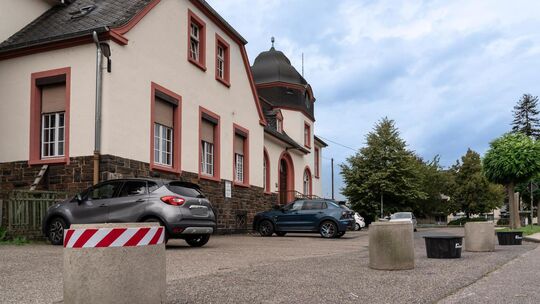 Bahnhof Rheinbrohl -Sperrung Aussenbezirk