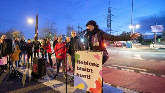 Mahnwache: Wir passen auf! Koblenz bleibt bunt!