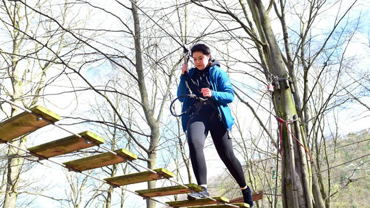 K-Lokal Nahr Waldkletterpark Saison Eröffnung