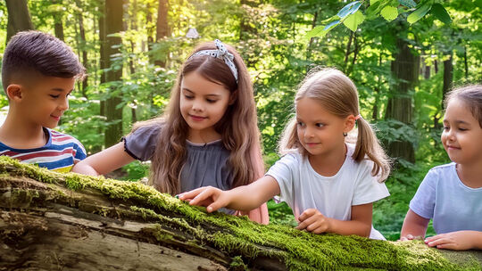 Gerade auch für Kinder gibt es bei den Veranstaltungen des Nabu vieles zu entdecken. waldspaziergang-frank-steinmann
