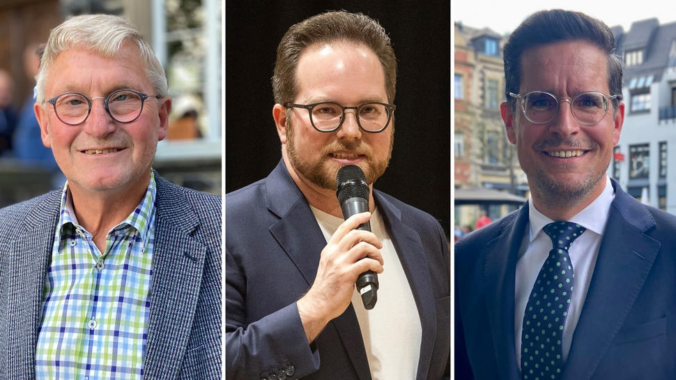 Lothar Kalter, Pascal Badziong und Christian Altmaier (von links) mussten alle schon eine oder mehrere Wahlniederlagen einstecken – und auch, wenn bei einigen zwischenzeitlich Frust aufkam: Sie fanden Wege, die Enttäuschungen zu verarbeiten.