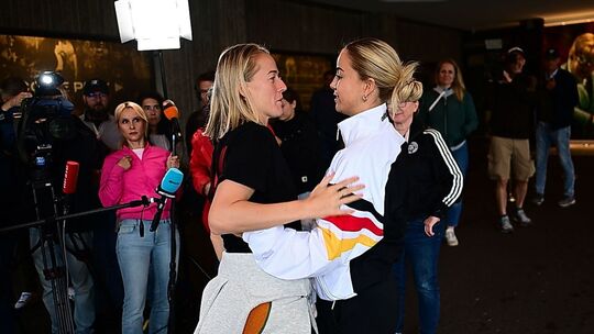 Frauenfußball-EM - Abreise Deutschland Frauenfußball-EM - Abreise Deutschland