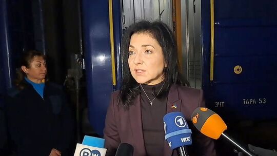 Wirtschaftsministerin Reiche in der Ukraine Wirtschaftsministerin Reiche in der Ukraine
