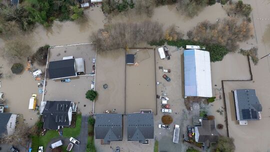 Überschwemmungen im US-Staat Washington Überschwemmungen im US-Staat Washington