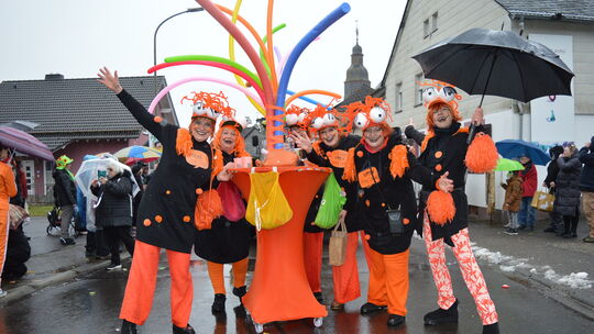 "Gute Laune", bei den Wiggada Mädels war das Motto auch in Stipshausen Programm. "Gute Laune", bei den Wiggada Mädels war das Motto auch in Stipshausen Programm.