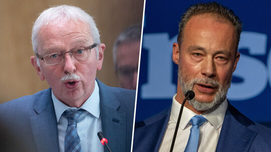 Werden wahrscheinlich keine Freunde mehr: Michael Frisch (links) und Jan Bollinger. Werden wahrscheinlich keine Freunde mehr: Michael Frisch (links) und Jan Bollinger.