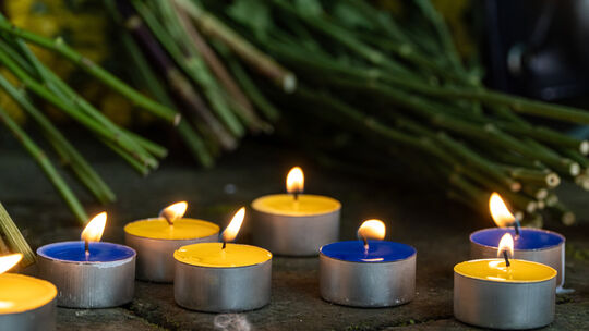 Solidarität mit der Ukraine: Unter dem Motto „Licht für die Ukraine“ ruft der Ukrainische Verein Mainz zu einer Protestdemo am D Solidarität mit der Ukraine: Unter dem Motto „Licht für die Ukraine“ ruft der Ukrainische Verein Mainz zu einer Protestdemo am D