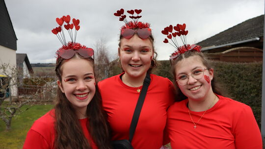 Bei diesen drei Damen stand alles unter dem Motto "Liebe". Bei diesen drei Damen stand alles unter dem Motto "Liebe".