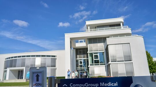 Das Innovationszentrum der Compugroup Medical in Koblenz: Das Medizinsoftware-Unternehmen blickt nach eigenen Angaben auf ein er Das Innovationszentrum der Compugroup Medical in Koblenz: Das Medizinsoftware-Unternehmen blickt nach eigenen Angaben auf ein er