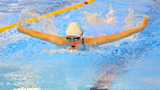 Für die Frauenmannschaft des VfR Simmern um Katharina Steil reichte es nur zu Platz zwei bei den DMS im Simmerner Hunsrückbad. Für die Frauenmannschaft des VfR Simmern um Katharina Steil reichte es nur zu Platz zwei bei den DMS im Simmerner Hunsrückbad.