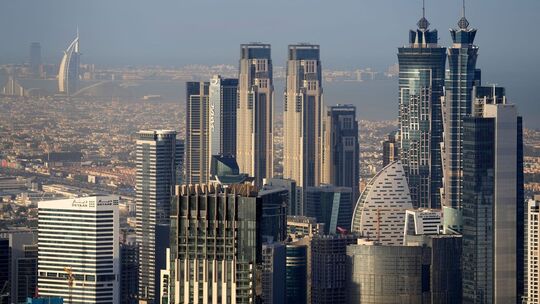 Die Skyline von Dubai Die Skyline von Dubai