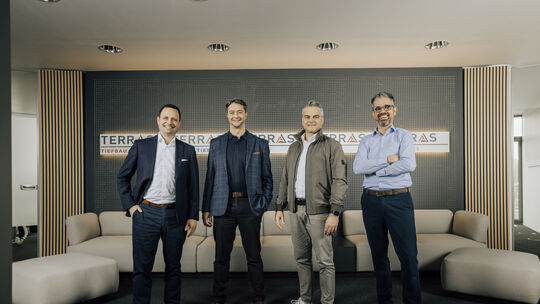 Das Management der Terras-Gruppe aus Montabaur (von links): Christian Letschert, Dirk Sojka, Ralf Sojka und Christoph Ströder. Das Management der Terras-Gruppe aus Montabaur (von links): Christian Letschert, Dirk Sojka, Ralf Sojka und Christoph Ströder.
