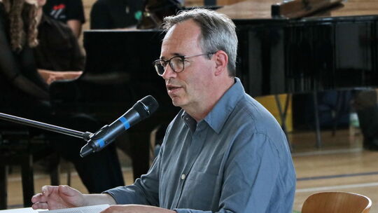 Am Mittwochabend stand im Rahmen des Kulturformates „Denkbares“ im Landesmusikgymnasium Montabaur das Thema Literatur auf der Ag Am Mittwochabend stand im Rahmen des Kulturformates „Denkbares“ im Landesmusikgymnasium Montabaur das Thema Literatur auf der Ag