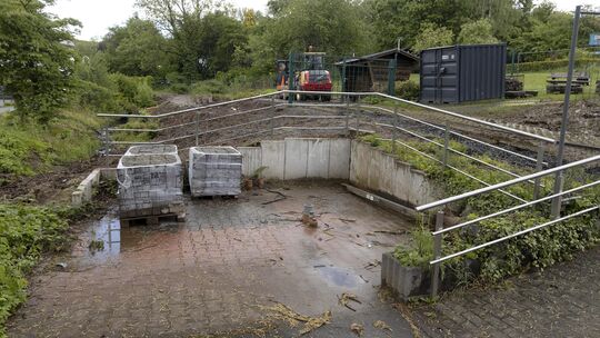 Auf der Fläche des ehemaligen Kiosks im südlichen Kurpark soll demnächst ein Gradierwerk errichtet werden. Solche Anlagen, die e Auf der Fläche des ehemaligen Kiosks im südlichen Kurpark soll demnächst ein Gradierwerk errichtet werden. Solche Anlagen, die e