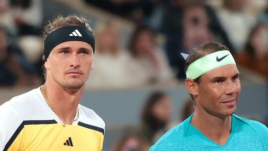 Alexander Zverev und Rafael Nadal Alexander Zverev und Rafael Nadal