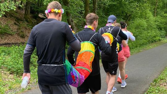 Der Nahe-Bierathlon war für die Eventagentur Fifty Five aus Birkenfeld ein voller Erfolg. Mit weiteren Events wollen sie für fri Der Nahe-Bierathlon war für die Eventagentur Fifty Five aus Birkenfeld ein voller Erfolg. Mit weiteren Events wollen sie für fri