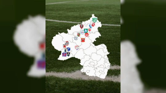 So sieht die neue Landkarte der Rheinandliga aus - es gibt sechs Aufsteiger mit Trier-Tarforst, Untermosel Kobern, Malberg/Rosen So sieht die neue Landkarte der Rheinandliga aus - es gibt sechs Aufsteiger mit Trier-Tarforst, Untermosel Kobern, Malberg/Rosen