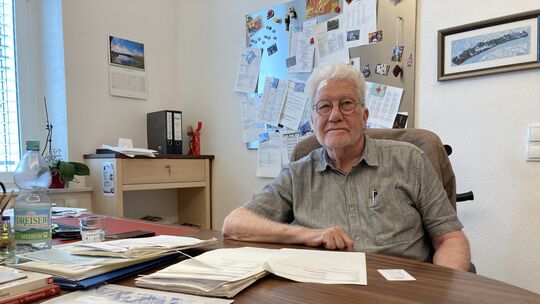 In dem Büro von Christoph Smolenski, Geschäftsführer der Dr. von Ehrenwall’schen Klinik in Ahrweiler, stand nach dem 15. Juli 20 In dem Büro von Christoph Smolenski, Geschäftsführer der Dr. von Ehrenwall’schen Klinik in Ahrweiler, stand nach dem 15. Juli 20