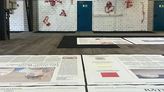 Auf Einladung des Neuen Kunstvereins Mittelrhein (NKVM) haben Alex Müller und Verena Issel im ehemaligen Rasselstein-Magazin in Auf Einladung des Neuen Kunstvereins Mittelrhein (NKVM) haben Alex Müller und Verena Issel im ehemaligen Rasselstein-Magazin in