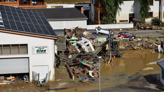 Viele Handwerksbetriebe im Ahrtal waren auch von der Flut betroffen. Viele Handwerksbetriebe im Ahrtal waren auch von der Flut betroffen.