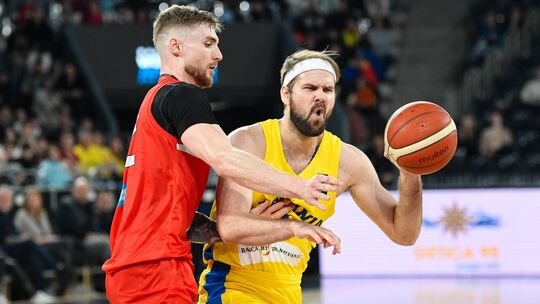 Der rumänische Nationalspieler Dragos Diculescu (am Ball, hier im Länderspiel gegen Luxemburg) soll in der kommenden ProA-Saison Der rumänische Nationalspieler Dragos Diculescu (am Ball, hier im Länderspiel gegen Luxemburg) soll in der kommenden ProA-Saison