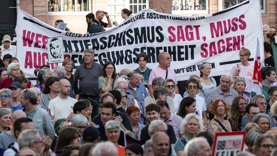 Demonstration gegen die AFD - Frankfurt Demonstration gegen die AFD - Frankfurt