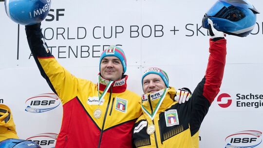 Simon Wulff (l) und Francesco Friedrich Simon Wulff (l) und Francesco Friedrich