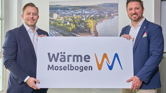 Die Energieversorgung Mittelrhein (EVM) und die Iqony Energies GmbH (Iqony) bündeln ihre Kräfte für die zukünftige Wärmeversorgu Die Energieversorgung Mittelrhein (EVM) und die Iqony Energies GmbH (Iqony) bündeln ihre Kräfte für die zukünftige Wärmeversorgu