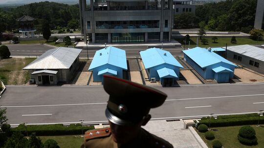 In der demilitarisierten Zone zwischen Nord- und Südkorea In der demilitarisierten Zone zwischen Nord- und Südkorea
