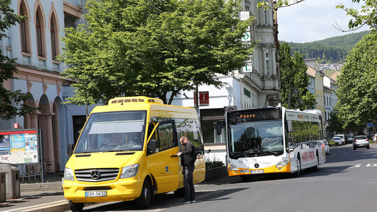 Bingen übertägt den Stadtbusverkehr an den Kreis. Bingen übertägt den Stadtbusverkehr an den Kreis.