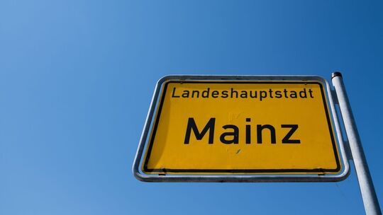 Ortsschild Mainz Ortsschild Mainz