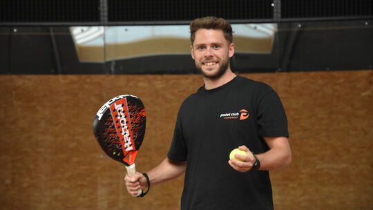 Luca Mohr möchte – sofern möglich – Ende Oktober seine neue Padel-Halle in Montabaur eröffnen. Luca Mohr möchte – sofern möglich – Ende Oktober seine neue Padel-Halle in Montabaur eröffnen.