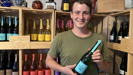 Philipp Klumpp von der Sektmanufaktur von Canal in Winningen koordiniert ein Projekt mit alkoholfreiem Wein, an dem sich weitere Philipp Klumpp von der Sektmanufaktur von Canal in Winningen koordiniert ein Projekt mit alkoholfreiem Wein, an dem sich weitere